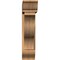 Ekena Millwork Funston Traditional Smooth Bracket w/ Offset Brace, Western Red Cedar, 7 1/2"W x 32"D x 32"H BKT0806X32X32FST01SWR - alternate 4